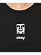 Obey Icon Face Black Crop Tank Top - Thumbnail image 3 of 4