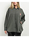 Obey Jones Charcoal Long Sleeve Button Up Shirt - Thumbnail image 2 of 3