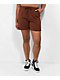 Obey Kori Terry Brown Sweat Shorts - Thumbnail image 3 of 5