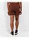 Obey Kori Terry Brown Sweat Shorts - Thumbnail image 4 of 5