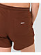 Obey Kori Terry Brown Sweat Shorts - Thumbnail image 5 of 5