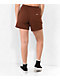 Obey Kori Terry Brown Sweat Shorts - Thumbnail image 2 of 5