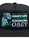 Obey Life Black Trucker Hat - Thumbnail image 3 of 3