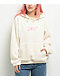 Obey Linked Hearts White Sherpa Hoodie - Thumbnail image 1 of 3