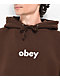 Obey Lower Case Brown Hoodie - Thumbnail image 3 of 3