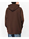 Obey Lower Case Brown Hoodie - Thumbnail image 2 of 3