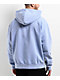 Obey Lowercase Light Blue Wash Hoodie - Thumbnail image 2 of 3