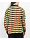 Obey Monaco Jacquard Black Multi Long Sleeve Polo Shirt - Thumbnail image 2 of 3