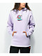 Obey Mushroom sudadera con capucha color lavanda
