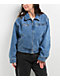 Obey Nessa Light Indigo Denim Jacket - Thumbnail image 2 of 4