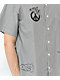 Obey New World Black & White Stripe Short Sleeve Button Up Shirt - Thumbnail image 5 of 6