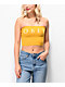 Obey Novel 2 Mustard Yellow Tube Top - Thumbnail image 1 of 3