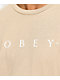 Obey Novel Sand T-Shirt - Thumbnail image 2 of 4
