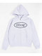 Obey Oval Extra Heavy Light Grey Zip Hoodie - Thumbnail image 4 of 5