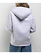 Obey Oval Extra Heavy Light Grey Zip Hoodie - Thumbnail image 2 of 5