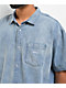 Obey Owens Bleached Indigo Denim Button Up Shirt - Thumbnail image 3 of 3