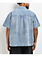 Obey Owens Bleached Indigo Denim Button Up Shirt - Thumbnail image 2 of 3