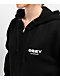 Obey Piece Of Heaven Black Zip Hoodie - Thumbnail image 3 of 3