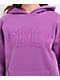 Obey Pigment Dye Collegiate Heavyweight Purple Hoodie - Thumbnail image 3 of 4