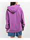 Obey Pigment Dye Collegiate Heavyweight Purple Hoodie - Thumbnail image 2 of 4