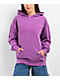 Obey Pigment Dye Collegiate Heavyweight Purple Hoodie - Thumbnail image 1 of 4