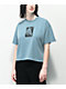 Obey San Diego Icon Blue Crop T-Shirt - Thumbnail image 1 of 2