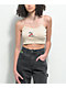Obey Scatch N Sniff White Crop Tank Top - Thumbnail image 1 of 3
