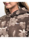 Obey Shaylin Floral Brown Fleece Hoodie - Thumbnail image 3 of 3