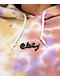 Obey Sketched Butterfly Pink Tie Dye Hoodie - Thumbnail image 3 of 3