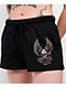 Obey Skull & Roses Black Sweat Shorts - Thumbnail image 3 of 4
