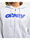 Obey Speed Star Grey Crop Zip Hoodie - Thumbnail image 3 of 4