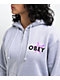 Obey Star Cities Grey Zip Hoodie - Thumbnail image 4 of 4