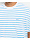 Obey Striped White & Blue Knit T-Shirt - Thumbnail image 3 of 4