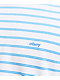 Obey Striped White & Blue Knit T-Shirt - Thumbnail image 4 of 4