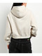 Obey Studios Collegiate Beige Crop Hoodie - Thumbnail image 2 of 3