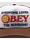 Obey Sunshine Foam Brown Trucker Hat - Thumbnail image 3 of 3