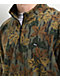 Obey Timber Green Camo Quarter Zip Sweatshirt - Thumbnail image 3 of 3