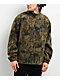 Obey Timber Green Camo Quarter Zip Sweatshirt - Thumbnail image 1 of 3