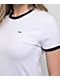 Obey Tyler Ringer White & Blue T-Shirt - Thumbnail image 2 of 4