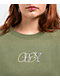 Obey Type Mix Olive Crewneck Sweatshirt - Thumbnail image 2 of 3