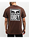 Obey Vision Of Obey Brown T-Shirt - Thumbnail image 1 of 3