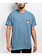 Obey Vision Of Obey Slate Blue T-Shirt - Thumbnail image 2 of 3
