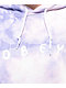 Obey Worldwide Mushroom Purple & White Tie Dye Hoodie - Thumbnail image 3 of 3