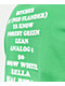 Odd Future 10 Year Anniversary Face Green T-Shirt