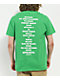 Odd Future 10 Year Anniversary Face camiseta verde