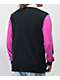Odd Future Colorblock Purple & Black Long Sleeve Polo Shirt