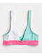 Odd Future Colorblock White & Mint Bralette Bikini Top - Thumbnail image 2 of 2