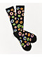 Odd Future Donut calcetines negros con estampado por toda la superficie