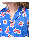 Odd Future Flowers Blue & Purple Short Sleeve Button Up Shirt