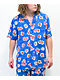 Odd Future Flowers camisa de manga corta azul y morada
